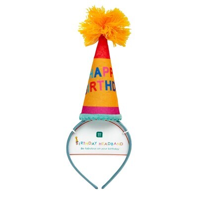Happy Birthday Headband Party Hat+