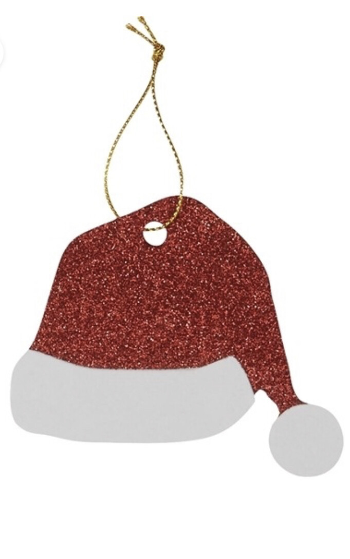 Santa Hat DC Gift Tags+