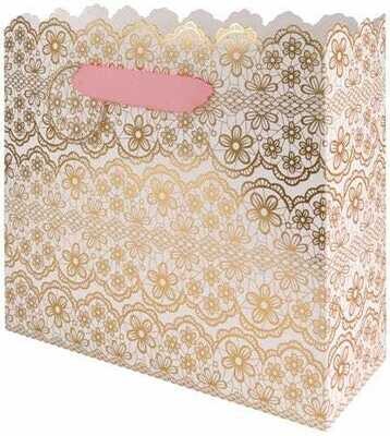 Gilded Lace Med Vogue Gift Bag+