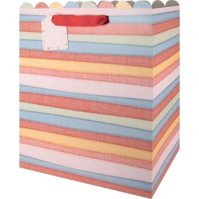 Crepes Stripes Large Gift Bag+