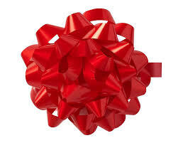 Red Mega 6&quot; Gift Bow+