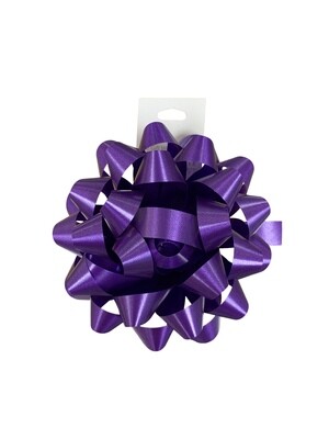Purple 4.5&quot; Cluster Bow+