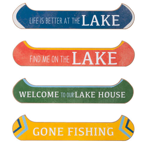 Canoe Wall Decor +, Style: Life Is Better At The Lake