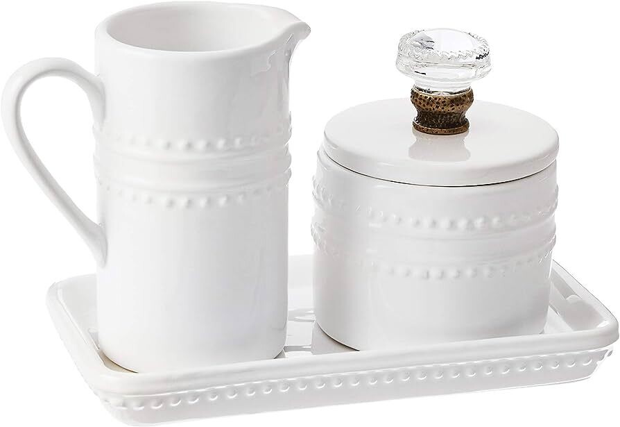 Doorknob Cream and Sugar Set+