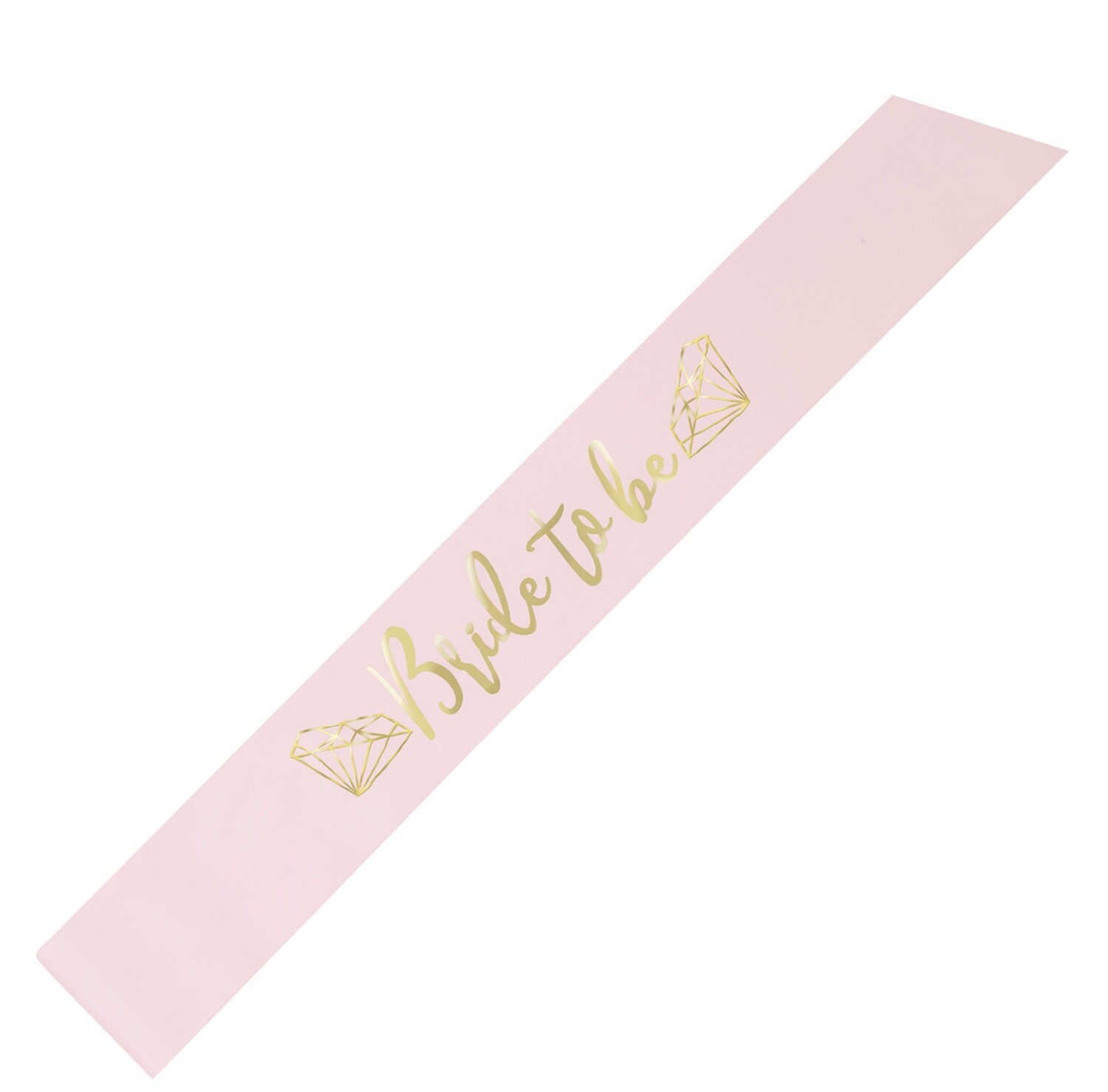 Pink/Gold Bride to Be Sash+