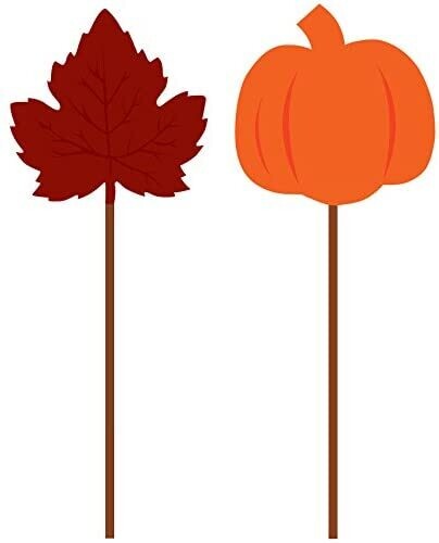 Foil Leaf 6&quot; Food Picks 12ct+