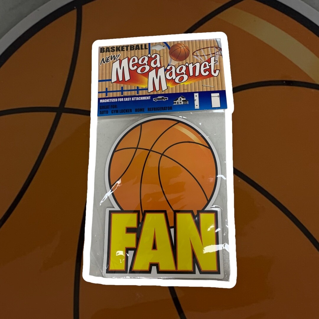 Basketball Fan Mega Magnet+