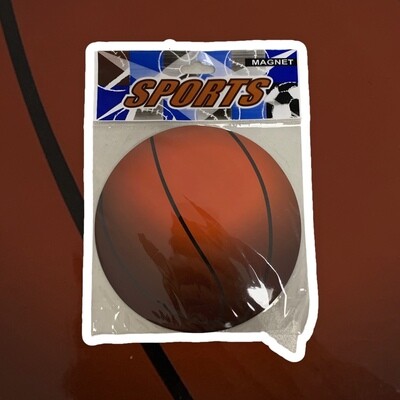 Basketball Magnet 6in+