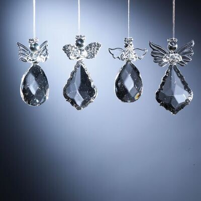 Glass Angel Ornament+