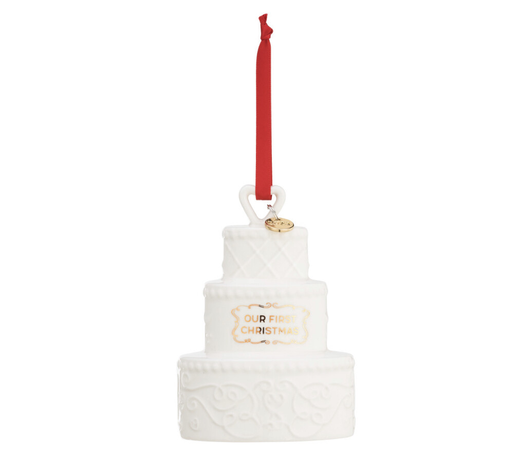 Our First Christmas Together Cake Ornament+