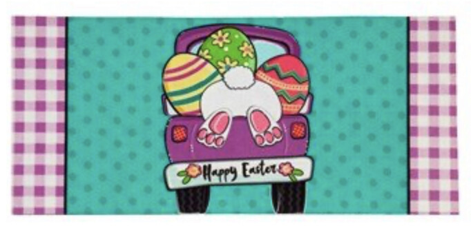 Easter Bunny Truck Bottom Sassafras Switch Mat Insert AMZ+