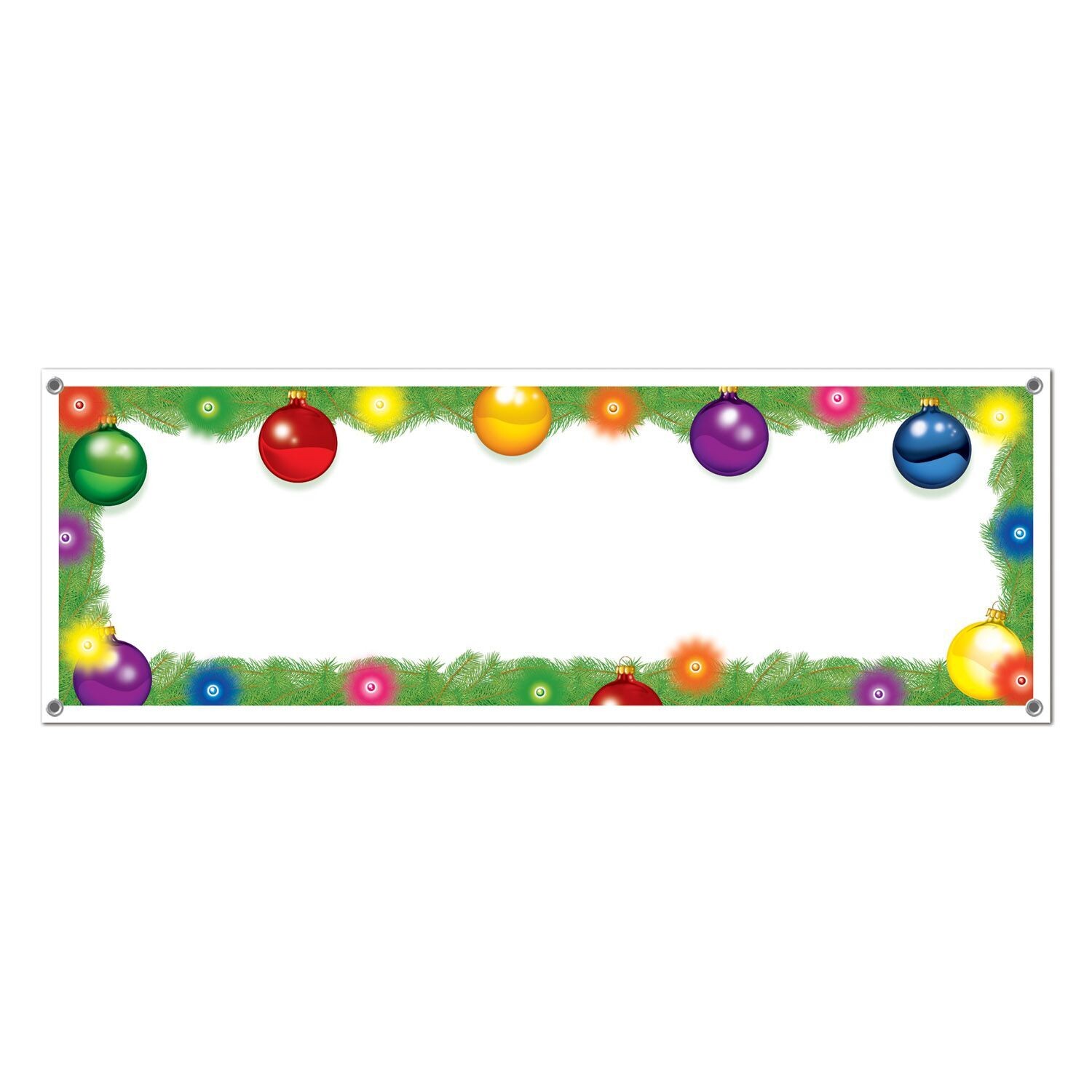 Holiday Ornaments Fill in Banner AMZ+
