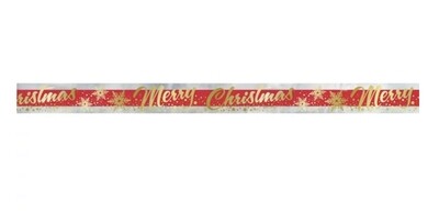Gold Sparkle Christmas Foil Banner AMZ+