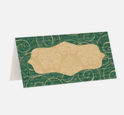 Elegant Christmas Place Cards AMZ+