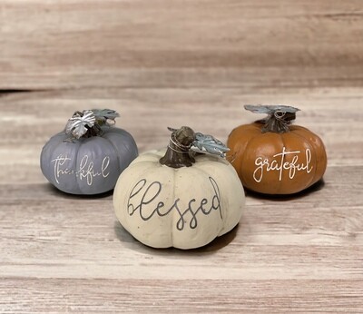 Pastel Pumpkin Decor+