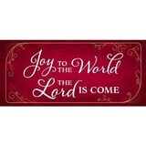 Joy to the World The Lord is Come Sassafras Mat+