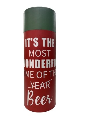 15oz Pilsner Glass with Gift Box, Merry and Beer+