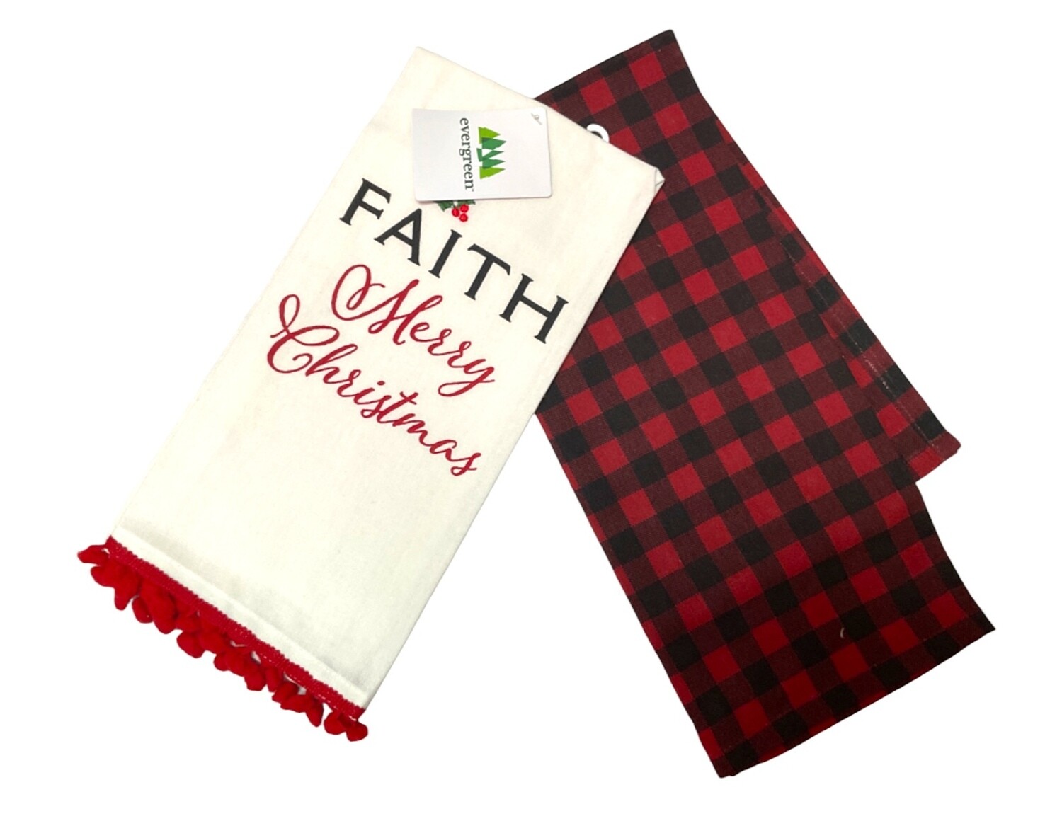 Faith Merry Christmas Tea Towel Set+