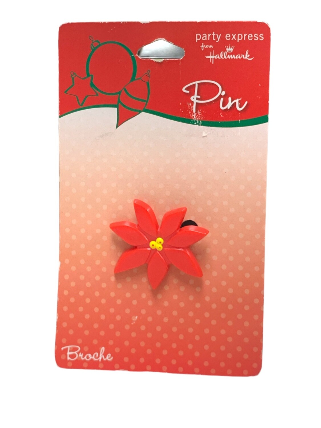 Poinsettia Broche+