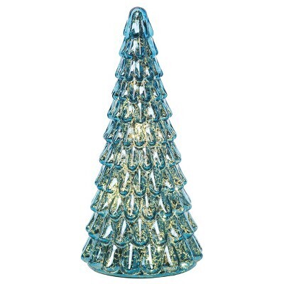 Costal Glass LED Christmas Tree+ *batteries not included*