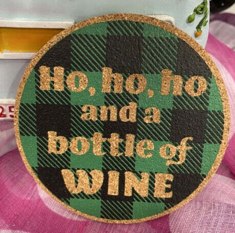 Ho, ho, ho and a bottle of WINE, Coaster+
