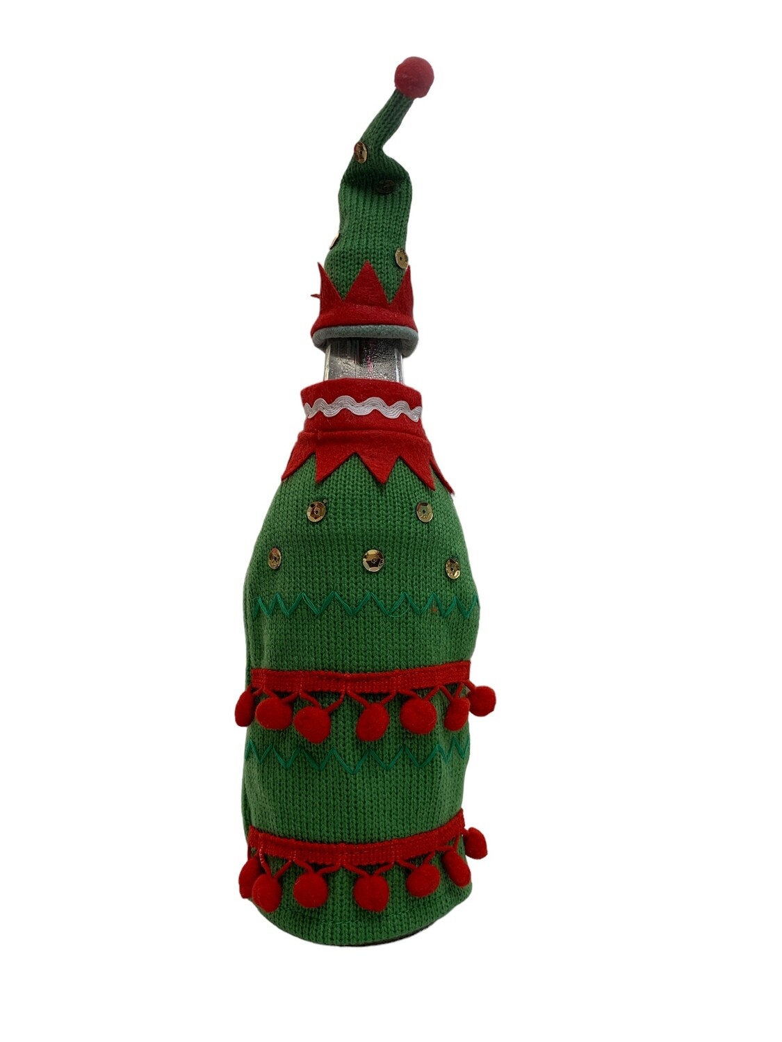 Christmas Character Bottle Dress Up+, Pattern Items: Elf