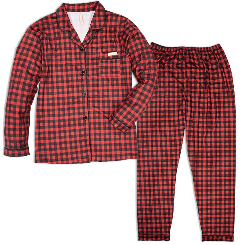 Simply Southern Pajamas Buffalo Plaid+, Size: Adult Small
