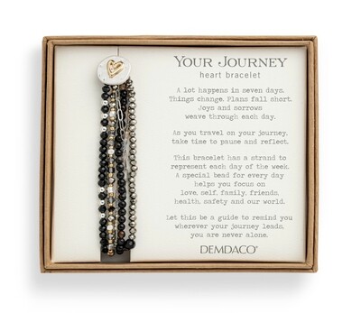 Your Journey Beaded Love Bracelet (Black) +