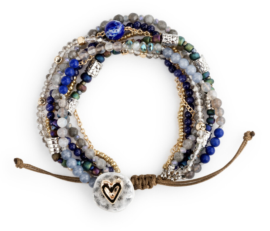 Your Journey Beaded Love Bracelet (Indigo) +