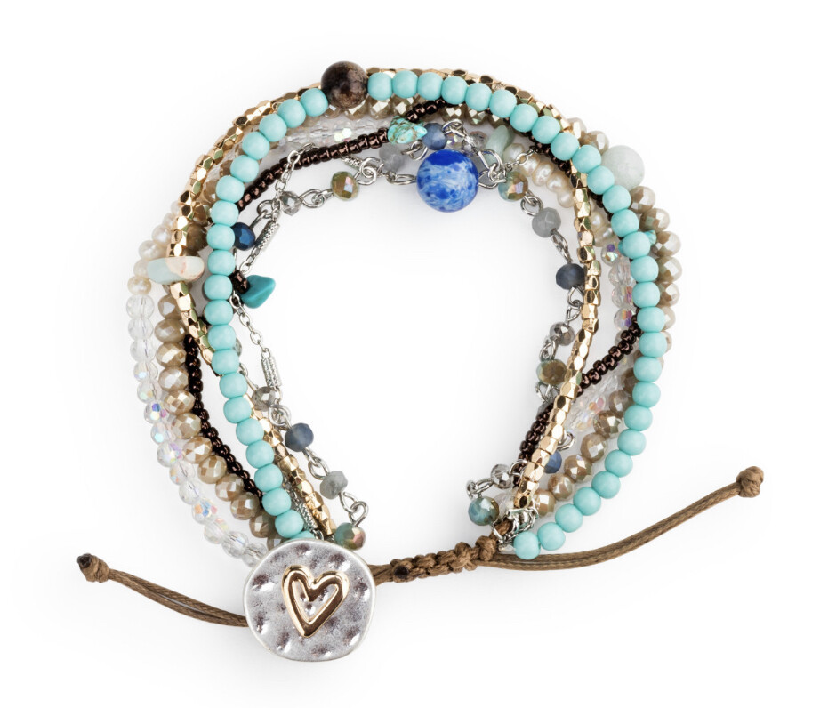 Your Journey Beaded Love Bracelet (Turquoise) +
