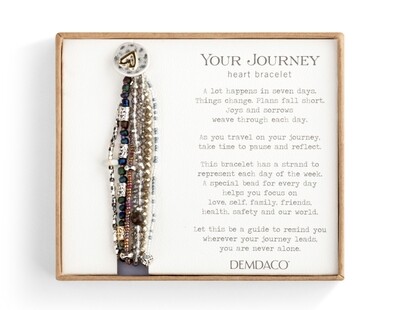 Your Journey Beaded Love Bracelet (Gray) +