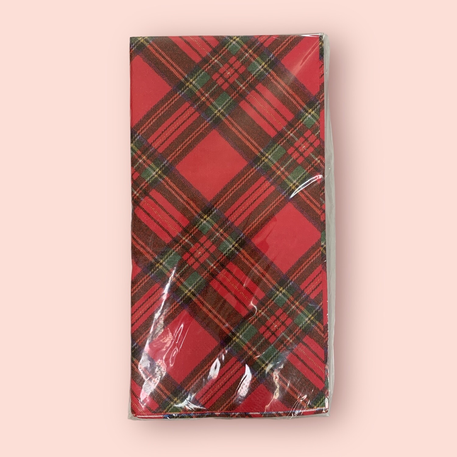 12ct 3ply Plaid Rectangle Napkins+