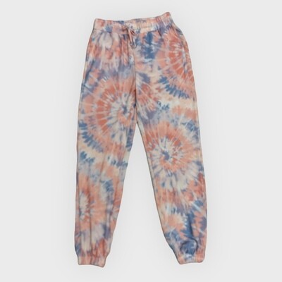 Simply Southern Tie Dye Jogger Pants Swirl Peach+