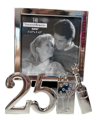 GANZ 25th Anniversary Silver Chrome Cutout Frame+