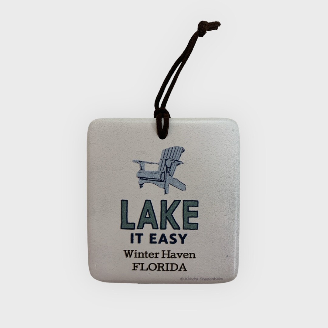 Lake It Easy Adirondack Magnetic Ornaments+