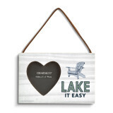 Lake It Easy Adirondack heart frame magnetic back+