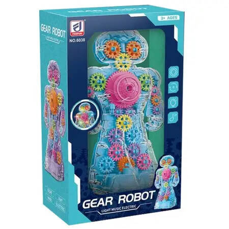 Robot with light,sound, and movement+