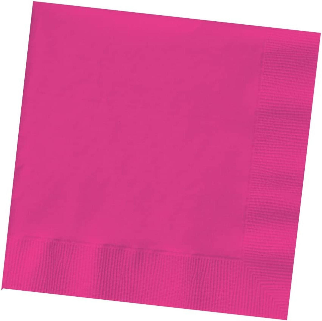 Hot Magenta 3ply Beverage Napkin 50ct+ AMZ