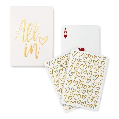 Gold Foil All in Playing Cards+