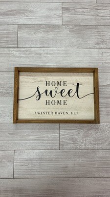 Home Sweet Home Winter Haven Tray+