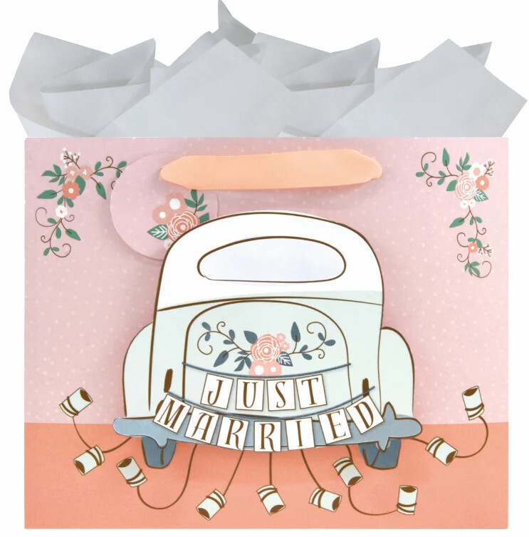 Just Married Medium Gift Bag+