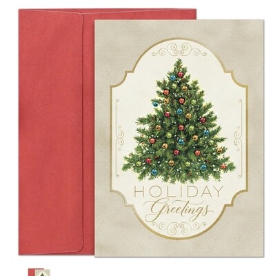 Nostalgic Christmas Tree Boxed Cards+