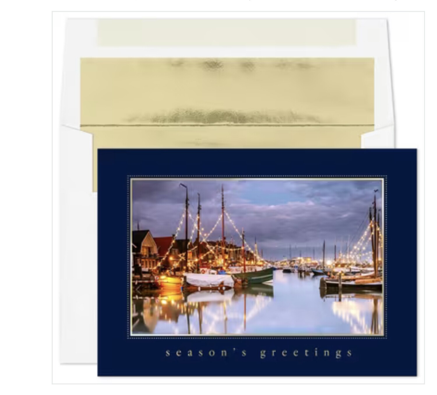 Sailboat Greetings Boxed Holiday Cards+