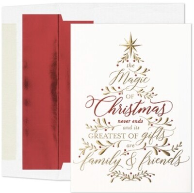Believe In The Magic Of Christmas Boxed Christmas Cards 15ct+