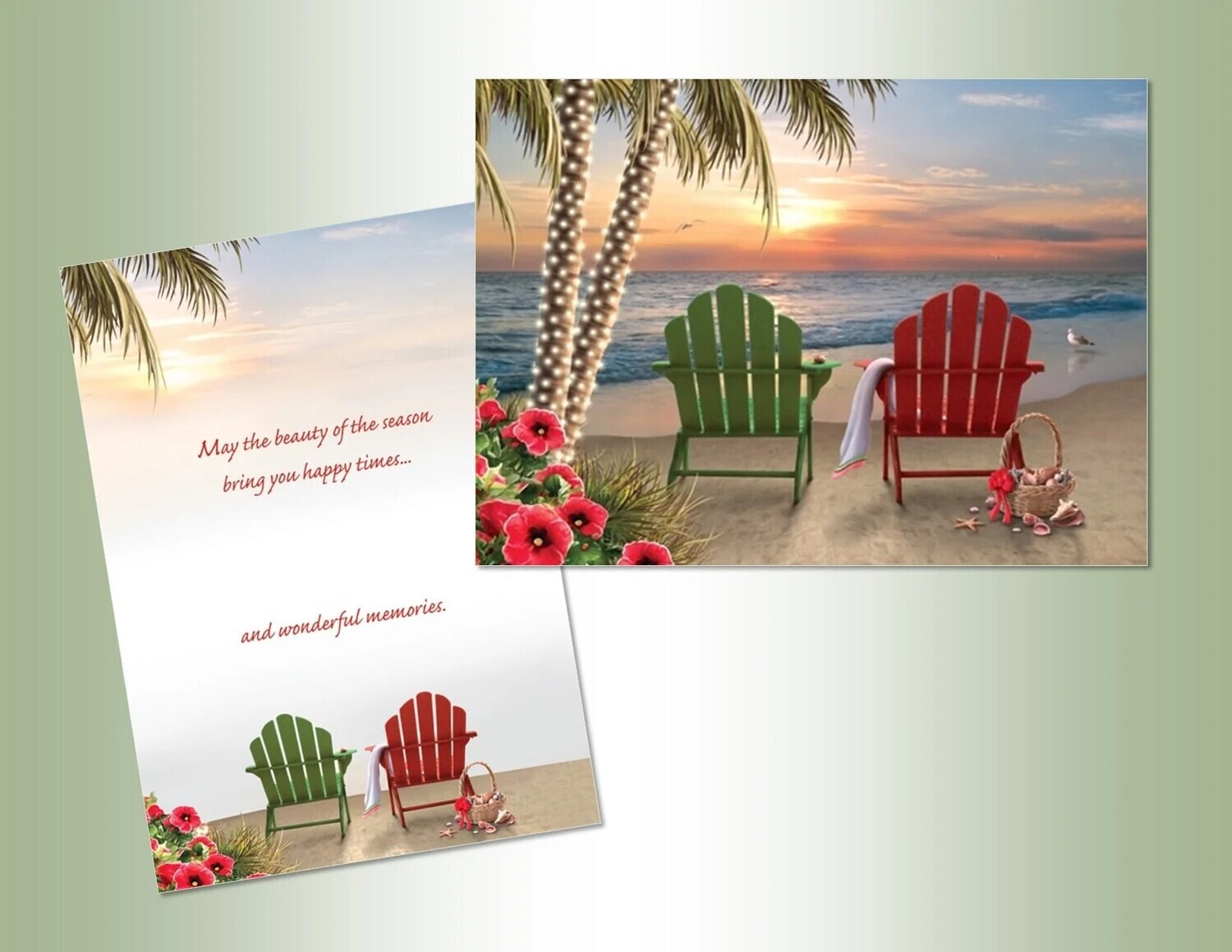 16 Christmas Chair Cards+