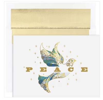 PEACE HOLIDAY BOXED CARDS+