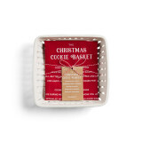 Ceramic Christmas Cookie Basket with Tea Towel AMZ+