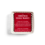 Ceramic Christmas Cookie Basket with Tea Towel AMZ+