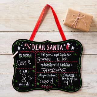 Dear Santa Chalkboard AMZ+