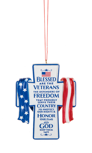 Veteran Ornament - Blessed Are The Veterans+